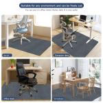 90x120cm chair mat work in hardwood Office Rolling Chair Mat Computer Gaming Chair Mat Bedroom Living Room