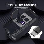 9 LED Bicycle Headlight USB Rechargeable Bike Lamp Super Bright Handlebar Lights Outdoor Waterproof Cycling  Front Light