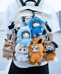 Shippuden Beast Party Series Cute Plush Doll Toy Cartoon Backpack Pendant Anime Peripheral Gift Box Naruto Blind Box Gift