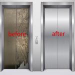 PVC Stainless Brushed Silver Removable Wallpaper Decor Film Vinyl Waterproof Oil-proof House Appliance Kitchen Elevator Sticker