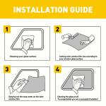 50cmx3/6m Car Window Privacy Tint Film Auto Vinyl Anti Look Glass Sticker Foils Ceramic Summer Solar UV Protector Mirror Films