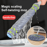 Automatic Self Wringing Lazy Mop Squeeze Hands Free Quick Wring Floor Cleaning Mop Household Cleaning Hardwood Tile Large