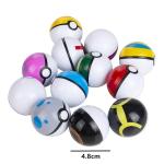 12Pcs Pokemon Figure Pokeball Toys Pikachu Charmander Anime Figure Kawaii Doll Collect Accessories Kids Birthday Gifts Ornament