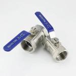 Stainless Steel BallValve Ball Valve 1/4" 3/8" 1/2" 3/4" 1" 1-1/4" 1-1/2" Female BSP Valve with Vinyl Handle Thread Valves