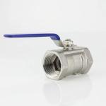 Stainless Steel BallValve Ball Valve 1/4" 3/8" 1/2" 3/4" 1" 1-1/4" 1-1/2" Female BSP Valve with Vinyl Handle Thread Valves