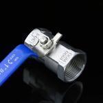 Stainless Steel BallValve Ball Valve 1/4" 3/8" 1/2" 3/4" 1" 1-1/4" 1-1/2" Female BSP Valve with Vinyl Handle Thread Valves