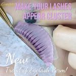 Lomansa 4Pairs Silicone Eyelash Perming lamination Pad Reusable Lash Lifting Rods Kit 3D Lashes Extension Curler Applicator Tool