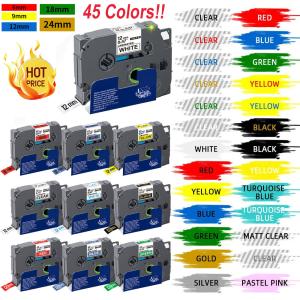 6/9/12/24mm TZe 231 Laminated Label for Brother TZe231 TZe221 TZe211 Adhesive Sticker Compatible for Brother P-touch Label Maker