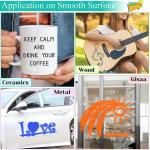 Matte Self Adhesive Craft Vinyl Sheet Die Cut Decal Stickers for Cut Making Sign Cards Home Computer Cup Glass Decor DIY Gift