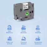 6/9/12/24mm TZe 231 Laminated Label for Brother TZe231 TZe221 TZe211 Adhesive Sticker Compatible for Brother P-touch Label Maker