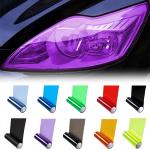 Car Headlight Taillight Protective Film Tint Vinyl Film Auto Lamp Film Sticker Sheet Color-Changing Smoke Matt Rear Fog Stickers