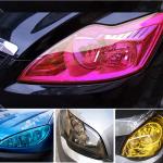Car Headlight Taillight Protective Film Tint Vinyl Film Auto Lamp Film Sticker Sheet Color-Changing Smoke Matt Rear Fog Stickers