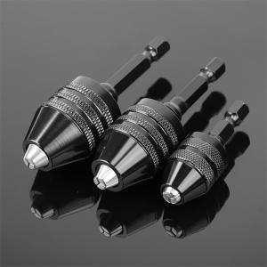 0.3mm-8.0mm Mini Keyless Chuck Electric Drill Bits Collet Converter Extension Screwdriver Chucks Adapter Fixture 1/4" Hex Shank