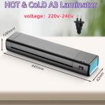Laminating machine 9 inch laminating machine A4 A3 laminating machine 90 seconds fast preheating hot and cold laminating machine