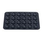 Multifunctional Silicone Suction Pad Phone Fixture Suction Cup Backed Adhesive Rubber Sucker Pad Fixed Pad 24Square Suction Cups