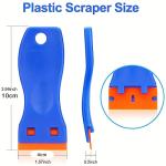 1Set Car Sticker Remover Multipurpose Plastic Small Paint Automotive Film Applying Tool Household Glass Cleaning Scraper