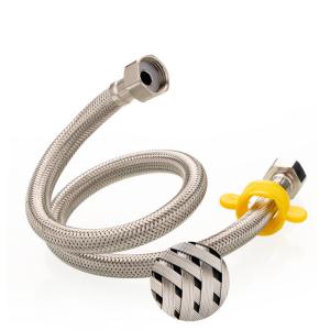 304 Stainless Steel Faucet Braided Water Pipe 1/2 Inch Hot and Cold Water Faucet Inlet Hose Heater Flexible Connecting Pipe