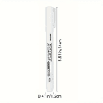 3/6pcs Waterproof White Marker Pen for Tire Painting, Fabric, Wood, and Leather - Permanent Alcohol Paint Graffiti Pen with Oily