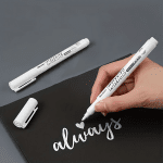 3/6pcs Waterproof White Marker Pen for Tire Painting, Fabric, Wood, and Leather - Permanent Alcohol Paint Graffiti Pen with Oily