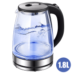 220V 1.8L Electric Kettle Glass Tea Kettle Water Boiler Home Kitchen water heater,Dry Boiling Protection