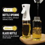 Oil Spray for Cooking - Olive Oil Dispenser Bottle Sprayer Mist-Reusable Food Grade Oil Vinegar,Spray Bottle Kitchen Accessories