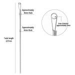 1/30Pcs Stainless Steel Rope Threading Tool Bendable Spring Drawstring Threader Clip Drawstring Thread DIY Sewing Accessories