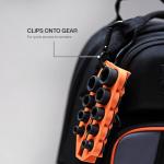 Klein Tools 33809 Grab-And-Go Impact Socket Set, SAE, 10-Piece Set with Sleeve, Carabiner, and 3/8-Inch Drive, Color-Coded 1/4, 5/16, 3/8, 7/16, 1/2, 9/16, 5/8, 11/16, and 3/4-Inch Sockets