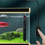 Aquarium Submersible Heater Fish Tank Water Heating Rod Constant Aquarium Thermostat Temperature Control 220V 50-500w EU Adapter
