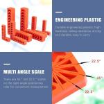 Right Angle Fixing Clip 90 Degree L-shaped with scale Auxiliary Fixture Positioning Panel Fixing Clip Woodworking Clamping Tool