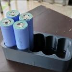 4-piece set of lithium battery welding fixture spot welding fixed assembly bracket 18650 spot welding fixture battery fixed