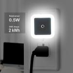 1PC LED Atmosphere Lamp,Modern Decorative Lighting,EU Plug Touch Control Fixture,Portable Nightlight,Bedroom,Staircase