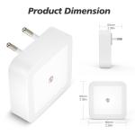 1PC LED Atmosphere Lamp,Modern Decorative Lighting,EU Plug Touch Control Fixture,Portable Nightlight,Bedroom,Staircase