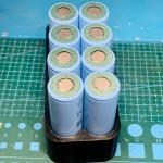 4-piece set of lithium battery welding fixture spot welding fixed assembly bracket 18650 spot welding fixture battery fixed