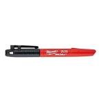 Milwaukee 48-22-3104 Inkzall Point Marker, Fine, Black, 4-Pack