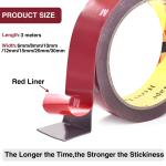 Strong Double Sided Adhesive 3M With High Viscosity For Automotive Use High Temperature Resistant Fixed Adhesive Patch