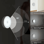 1pc Motion Sensor Night Light - Wireless LED Detector Lamp for Bedroom, Staircase, Closet, and Room Decor-