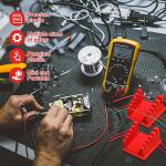 Sodering Tools ABS Wire Fixture Bracket Welding Table Clamp Fixed Clamp Magnetic Welding Bench For Thick And Thin Wire Clamp