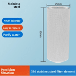 Universal Household Electric Water Heater Pre-filter Stainless Steel Filter Element for Shower Nozzle/kitchen/bathroom