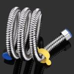 304 Stainless Steel Basin&Toilet Water Weaved 1/2"plumbing Hose,bathroom Heater Connect Corrugated Pipes with Wrench  Pipe