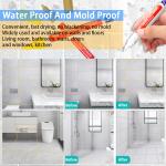 1/3 Pcs Waterproof White Marker Pen Wall Seam Repair Tiles Grout Markers Pens Floor Bathroom Decontamination Paint Brush Tools