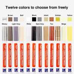 1/3 Pcs Waterproof White Marker Pen Wall Seam Repair Tiles Grout Markers Pens Floor Bathroom Decontamination Paint Brush Tools