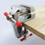 Mini Bench Vise Muliti-Funcational 3.5&quot Aluminum Miniature Small Jewelers Hobby Clamp On Table Flat Pliers Tool Vice