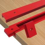 Woodworking Chute Rail T-track T-slot Miter Track Jig T Screw Fixture Slot  Table Saw Router Table DIY Tools Red DIY Tools