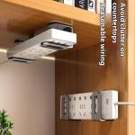 2pcs Home Router Storage Box Wall Artifact Set-top Box Wall-mounted Fixture Support Bracket Wifi Placement Rack For Living Room