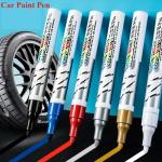 Car paint scratches repair brush pen waterproof water paint marker pen car tire tread care automotive  black white red silver