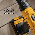 DEWALT 20V MAX Cordless Drill and Impact Driver, Power Tool Combo Kit , Includes 2 Batteries, Charger and Bag (DCK240C2)
