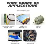 30m Long Gold Finger High Temperature Resistant Tape Polyimide Tape Multi Size Pet Anti Static Lithium Battery Insulation Tape