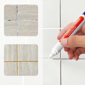 Waterproof Ceramic Tile Grout Marker, Mold-Resistant Seam Pen for Kitchen & Bathroom Wall and Floor Repair Repair Marker