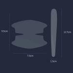 8Pcs Car Door Bowl Anti-scratch Sticker Clear Door Bowl Handle Protection Sticker Paint Surface Film Car Accessories