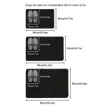 Bathroom Mat Bath Mat Long Hair Floor Mat Bedroom Door Mat Home Decoration Super Water Absorbent Bathroom Floor Mat Anti-slip